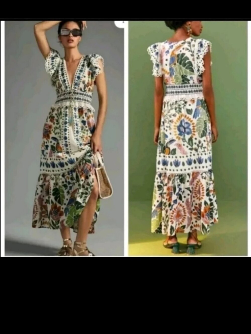Farm Rio Summer Garden Maxidress